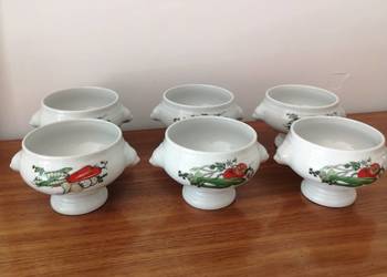 Bulionówki porcelanowe Seltmann Weiden vintage