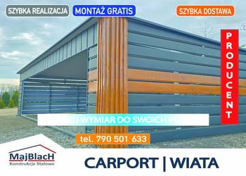 ZADASZENIE CARPORT / Garaż Blaszany - Wiata /Altana/Garaże – Maj-Blach