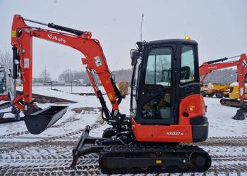 Minikoparka KUBOTA KX 037-4 hydrauliczne szybkozłącze