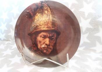 Talerz - Rembrandt "Mężczyzna w złotym hełmie"