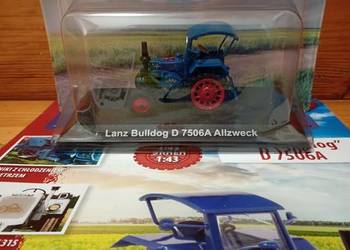 LANZ BULLDOG D7506 A Allzweck Kultowe traktory 1/43 auta Hachette kolekcja