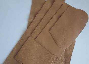 Skóra (178 g) Licowa Włoska Brązowy Musztardowy średnie i małe kawałki