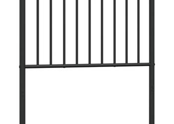 Metalowe wezgłowie czarne 75 cm WM-350890