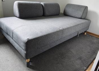 Sofa rozkładana kanapa tapczan FLOTTEBO wraz z poduszkami 2 sztuki 120x200