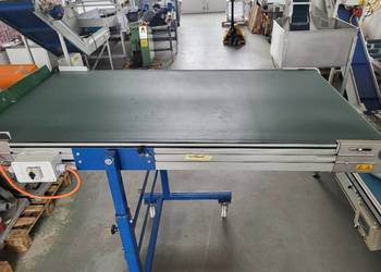 Taśmociąg prosty, przenośnik taśmowy 160 x 83 cm - mkvplast.pl