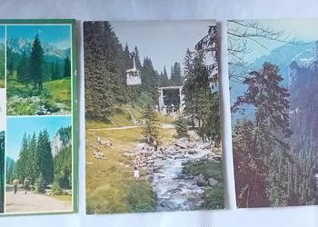Zestaw 3 pocztówek Tatry Zachodnie. KAW, 1980 r.