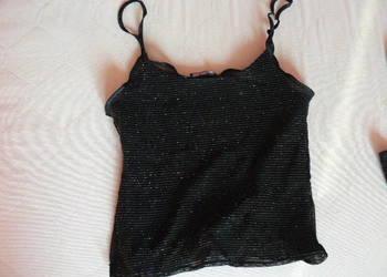 Top na ramiaczkach,azurowy 10 zl