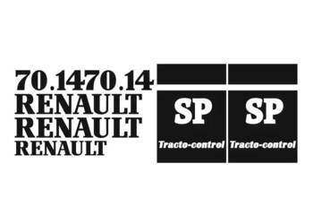 Naklejki oklejenie naklejka - RENAULT 70.14 Zamiennik