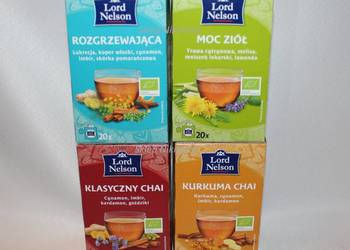 Lord Nelson herbata chai 20 t. ziołowa rozgrzewająca klasyczna z kurkumą