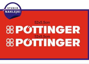 Pottinger naklejki 52x5,5cm siewnik brona kultywator pług kosiarka