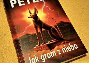 Książka - Jak grom z nieba - E. Peters