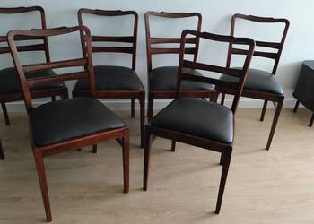Komplet krzeseł z lat 50 w bardzo dobrym stanie