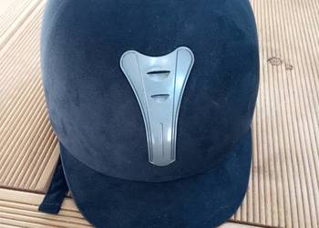 Kask jeździecki aksamit