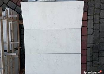 Płytka Marmurowa BIANCONE pasy 2 cm szczotka szerokość 25 cm