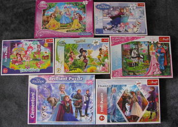 Puzzle Frozen Disney Princess Enchantimals Dzwoneczek