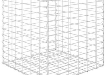 vidaXL Podwyższona donica gabionowa kostka, drut stalowy(SKU:145651)