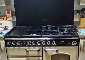 Piękna kuchnia gazowo-elektryczna Falcon Classic Deluxe 110 kremowa