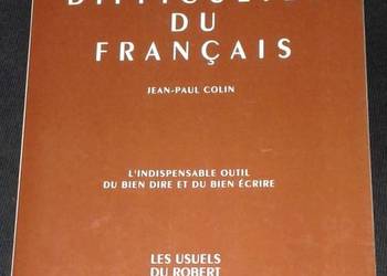 Dictionnaire des difficultes du francaise - Jean-Paul Colin