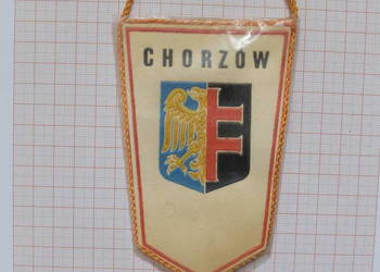 Proporczyk z okresu PRL Chorzów.