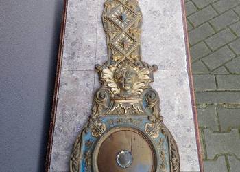 40 Wahadło zdobione zegara comtoise francuz 31cm długość 102cm