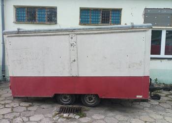 Przyczepa gastronomiczna kamperowa 2 osie