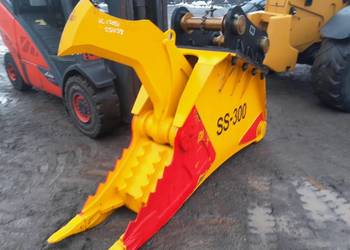 KBKC SS-300 nożyce hydrauliczne, szczęka do wyrywania, usuwania pni, drzew