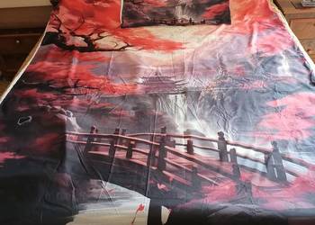 Poszewka na kołdrę i poduszkę 160x220cm motyw japoński