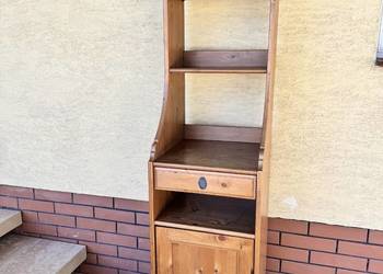 Szafka Leksvik słupek na książki Ikea biblioteczka drewniana