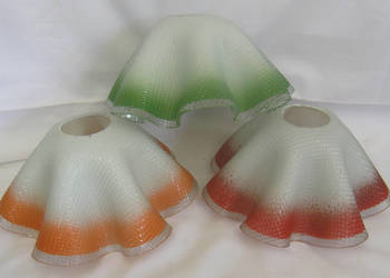 klosze vintage kolor 3 szt_Dd