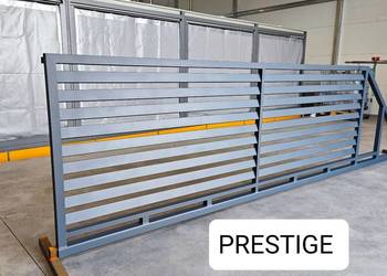 Brama przesuwna palisadowa żaluzja 4m PRESTIGE ocynk+RAL 5m, 6m, 6,7m, 7,5m