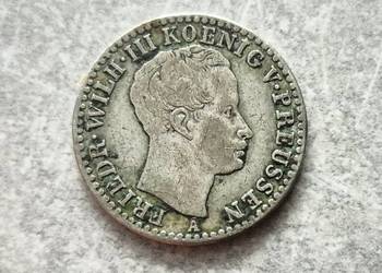 122) NIEMCY srebro - 1/6 Talara  - 1822 r. - A