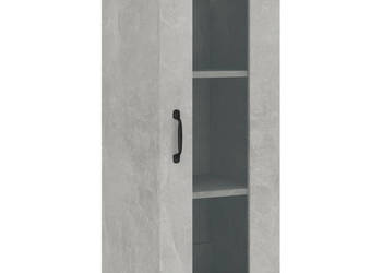 Szafka wisząca szarość betonu 345x34x90 cm WM-812460