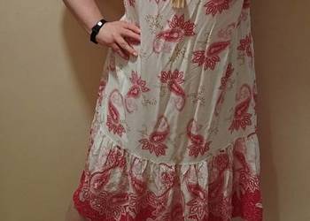 Luźnia letnia wiskozowa sukienka rozmiar 48/50