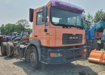 MAN 26-414 sprawny na części, rama, koła, kabina,silnik