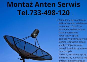 Montaż,regulacja anten ,montaż telewwizorów na ścianie Sosnowiec okolice.
