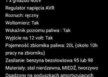 Agregat prądotwórczy niemiecki GorlsDORF GSF-8833 nowy