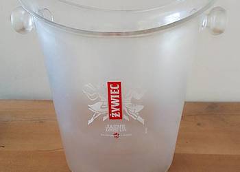 ŻYWIEC Wiaderko Pojemnik do szampana wina lodu Cooler Schładzacz poj. 4l.