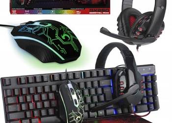 ZESTAW ORZLY RX250 KLAWIATURA MYSZ SŁUCHAWKI