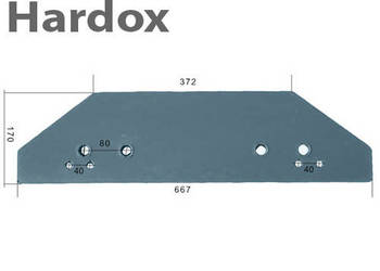 Płoza długa HARDOX 063611/S części do pługa KVERNELAND