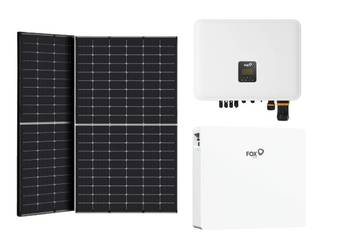 Zestaw Panele 10kWp + Falownik FoxEss 10kw + Magazyn Energii 10kw EP12