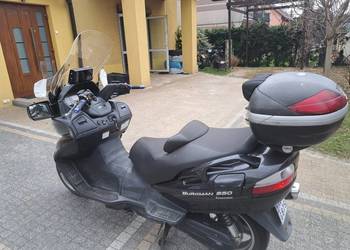 Suzuki Burgman AN650 Executiv 2007r, radio Android, subwoofer, el. szyba