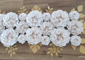 Kwiaty z papieru3D zestaw