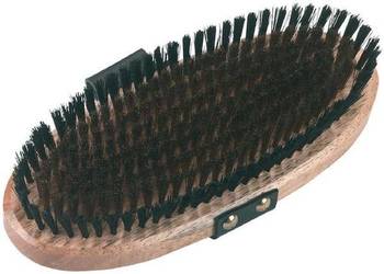 Szczotka mosiężna z paskiem skórzanym VV9399