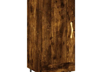 Szafka przydymiony dąb 345x34x90 cm materiał drewnopochodny WM-830425