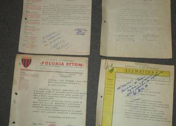 Polonia Bytom - listy do klubu 1962/1980 rok
