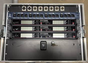 3x Sennheiser EM 3532 U Wireless Receiver 826-862 MHz +6 x plug + 6 x mic