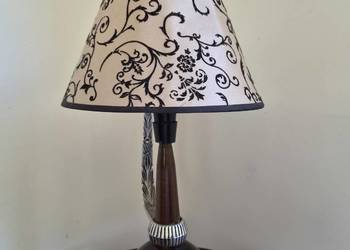 Stylowa Lampa  Vintage Mid-Century Modern • SPRAWNA z abażurem