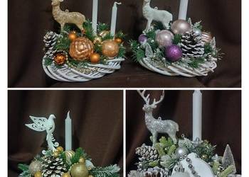 Stroik świąteczny bożonarodzeniowy