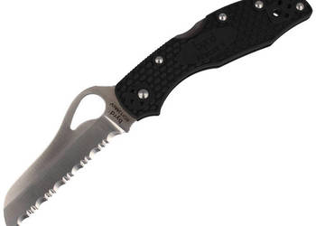 Nóż Spyderco Byrd Meadowlark 2 Rescue FRN Black, Spyder (BY19SBK2)