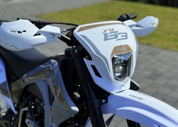 CROSS ASIX XB83 150CC 21/18'' E-START SZARO-BRĄZOWY LED ENDURO MANUAL